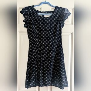 Charlotte Russe Black and White Polka Dot Mini Dress